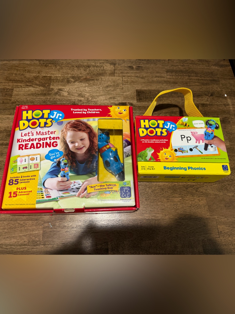 Hot Dots Kindergarten Reading & Beginning Phonics Learning Kits